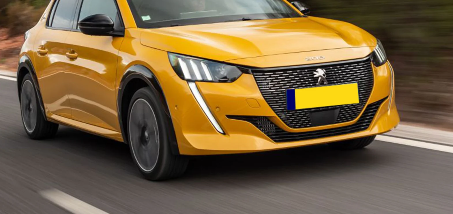 Gele Peugeot, sfeerbeeld van S.E.M Auto's